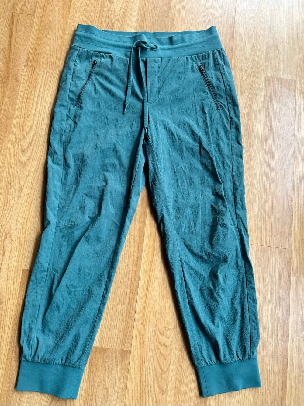 Athleta size 10T 10 tall Teal Drawstring Jogger Pants